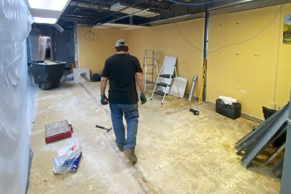 Floor renovation by Castillo Construction LLC
